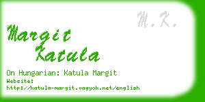 margit katula business card